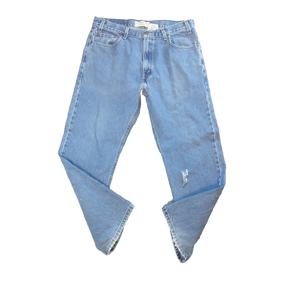 Levi Strauss Signature Regular Fit Straight Leg Jeans Medium Wash Blue 34x28